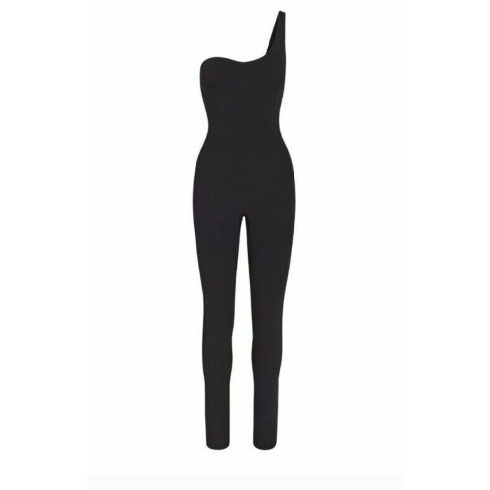 SKIMS One Shoulder Bodysuit In Onyx 4X NWT